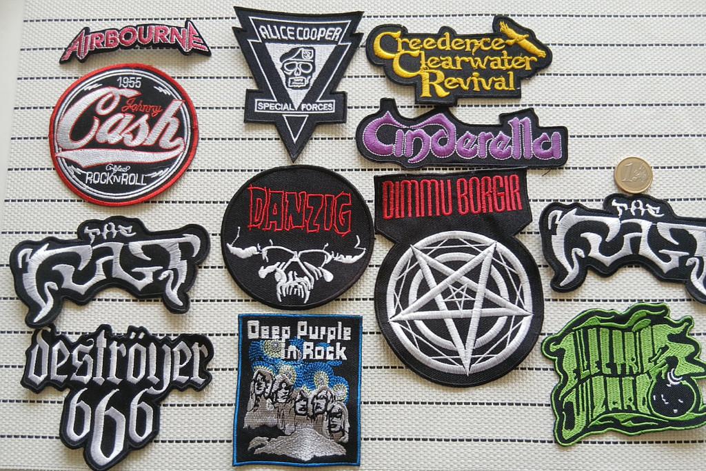 rock metal patches nieuw n1 €5 per stuk, Verzenden, Nieuw, Kleding