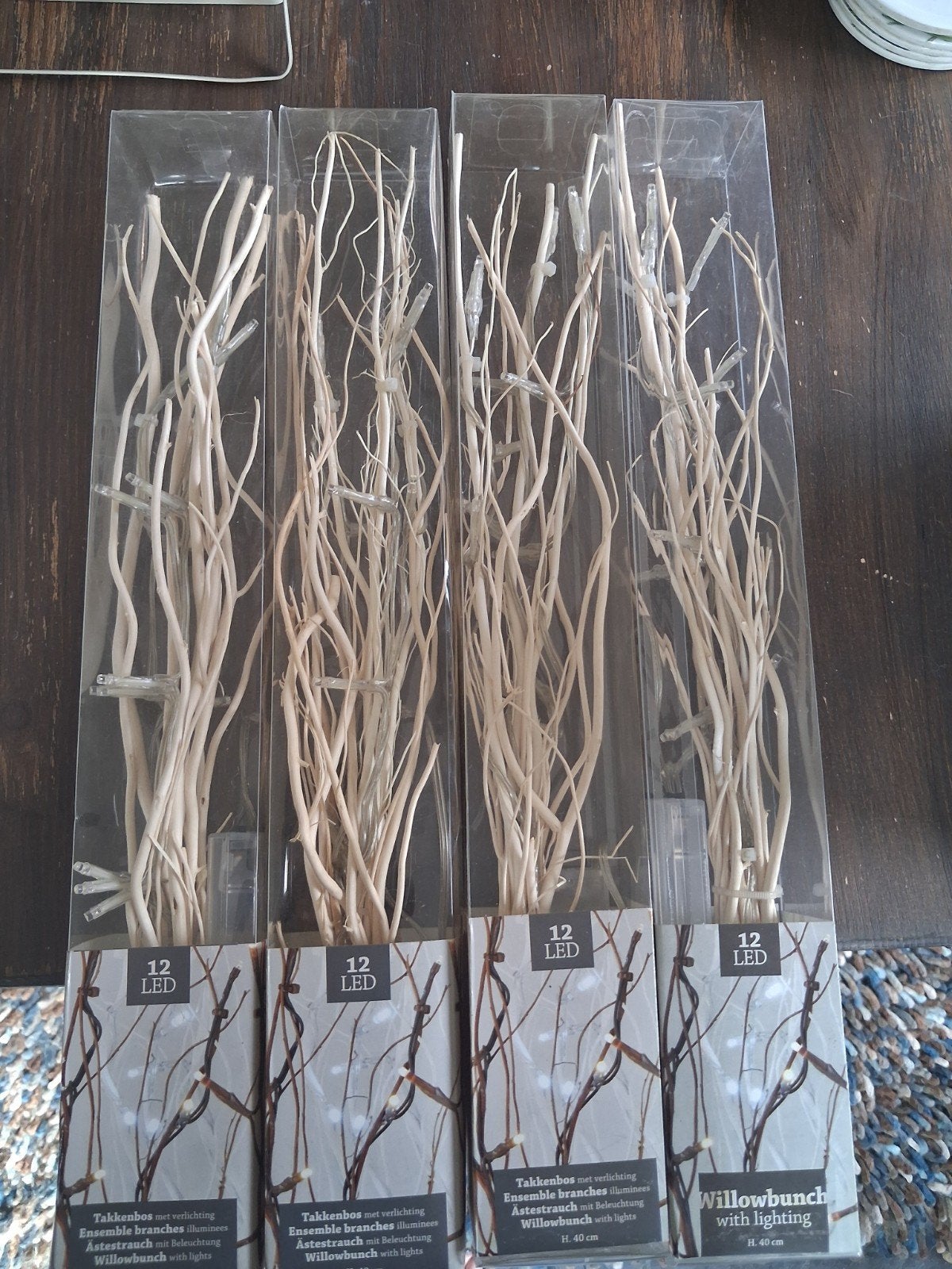 takkenbos met lichtjes 4 stuks, Ophalen