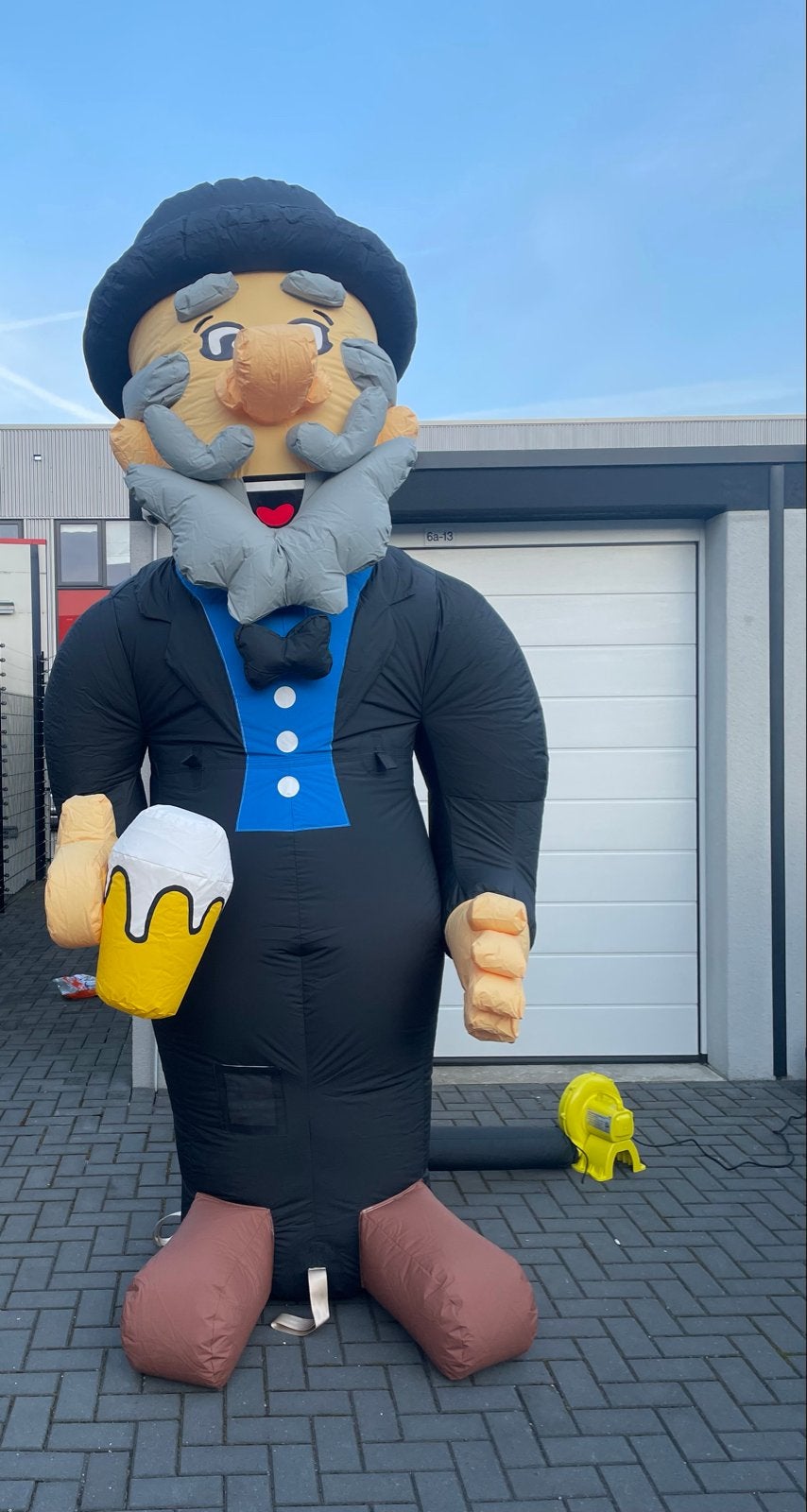 NIEUW!! Opblaas Abraham en Sarah met spandoeken - TE KOOP, Ophalen, Gebruikt, Feestartikel, Abraham of Sarah