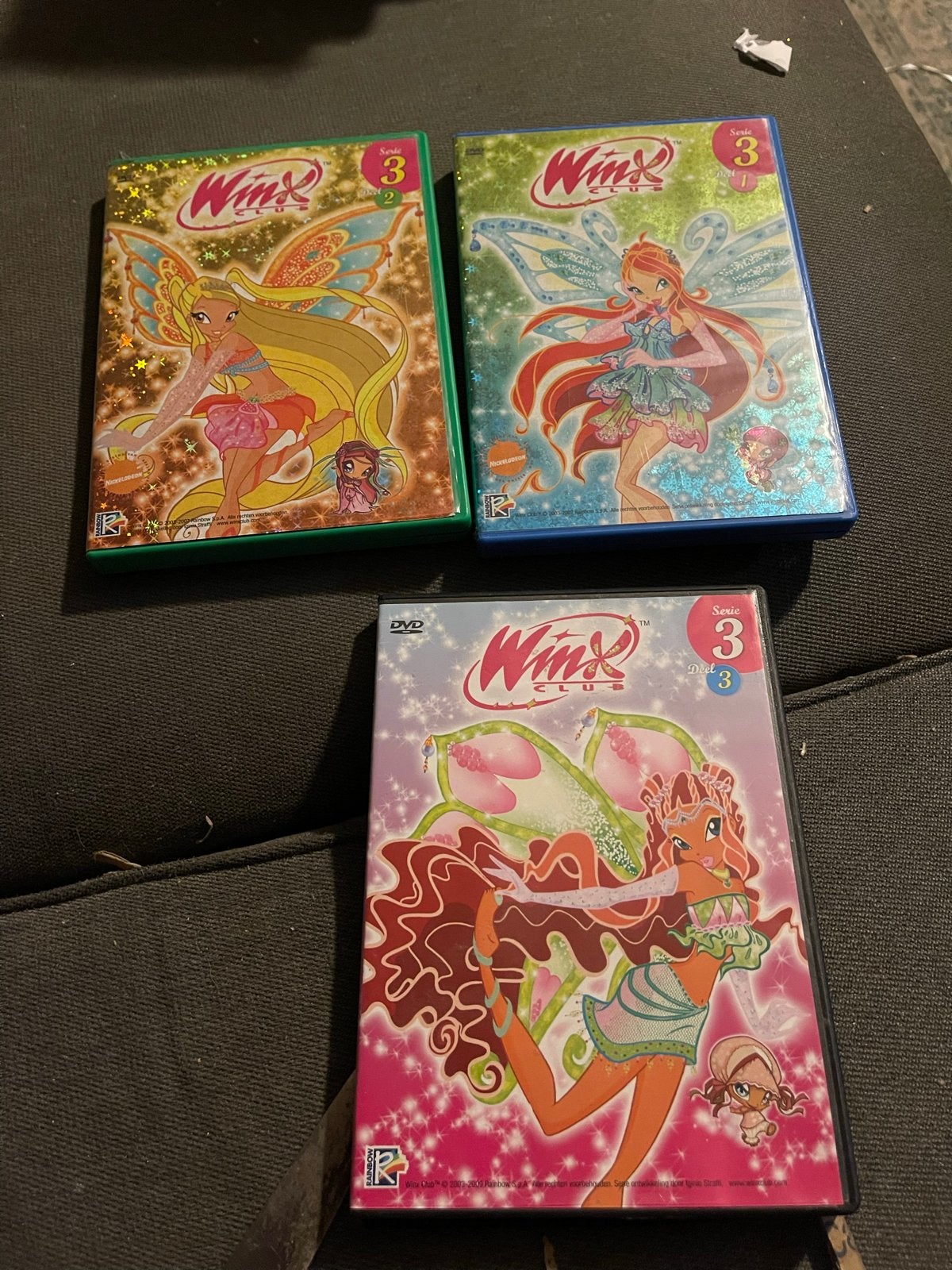 Winx Club DVD Boxen - Seizoen 3 (3 DVD's), Animatie, Tv-serie, Vanaf 6 jaar, Gebruikt