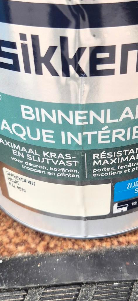 2.5 L binnenlak en 2.5L buitenlak 9010, Ophalen of Verzenden