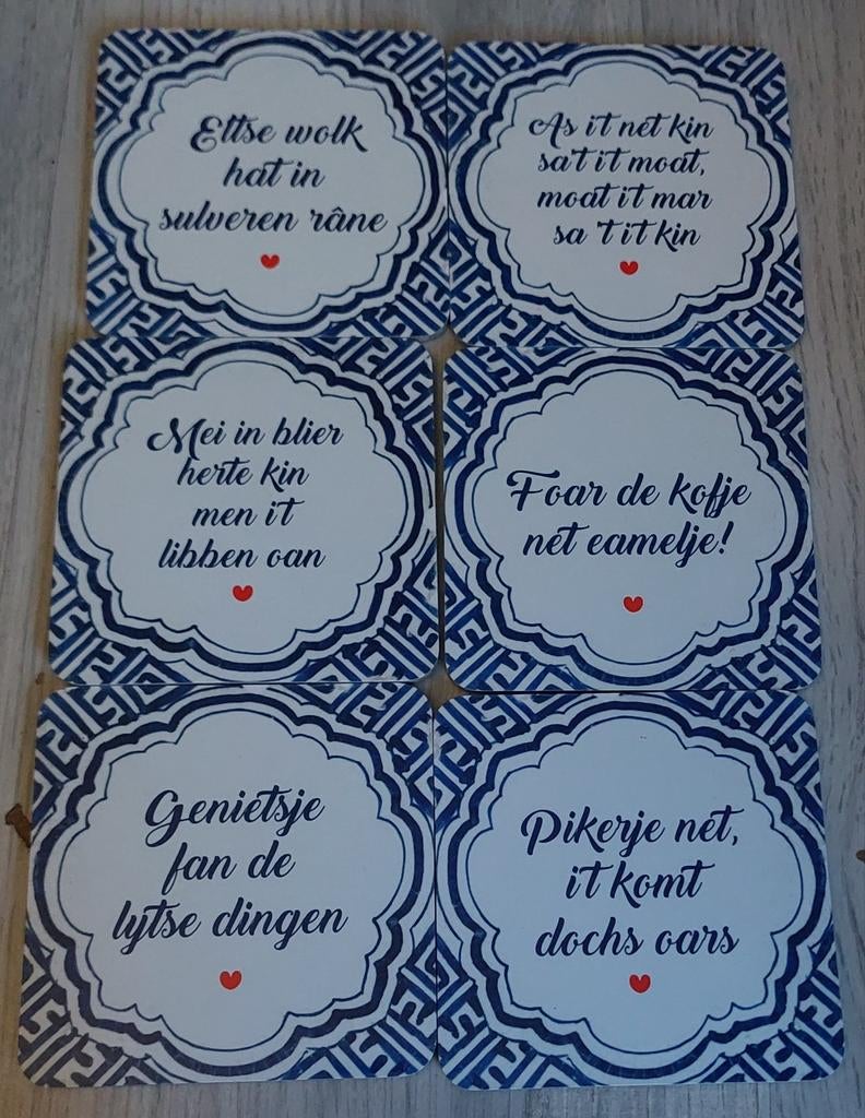 Friese onderzetters nieuw, Ophalen of Verzenden