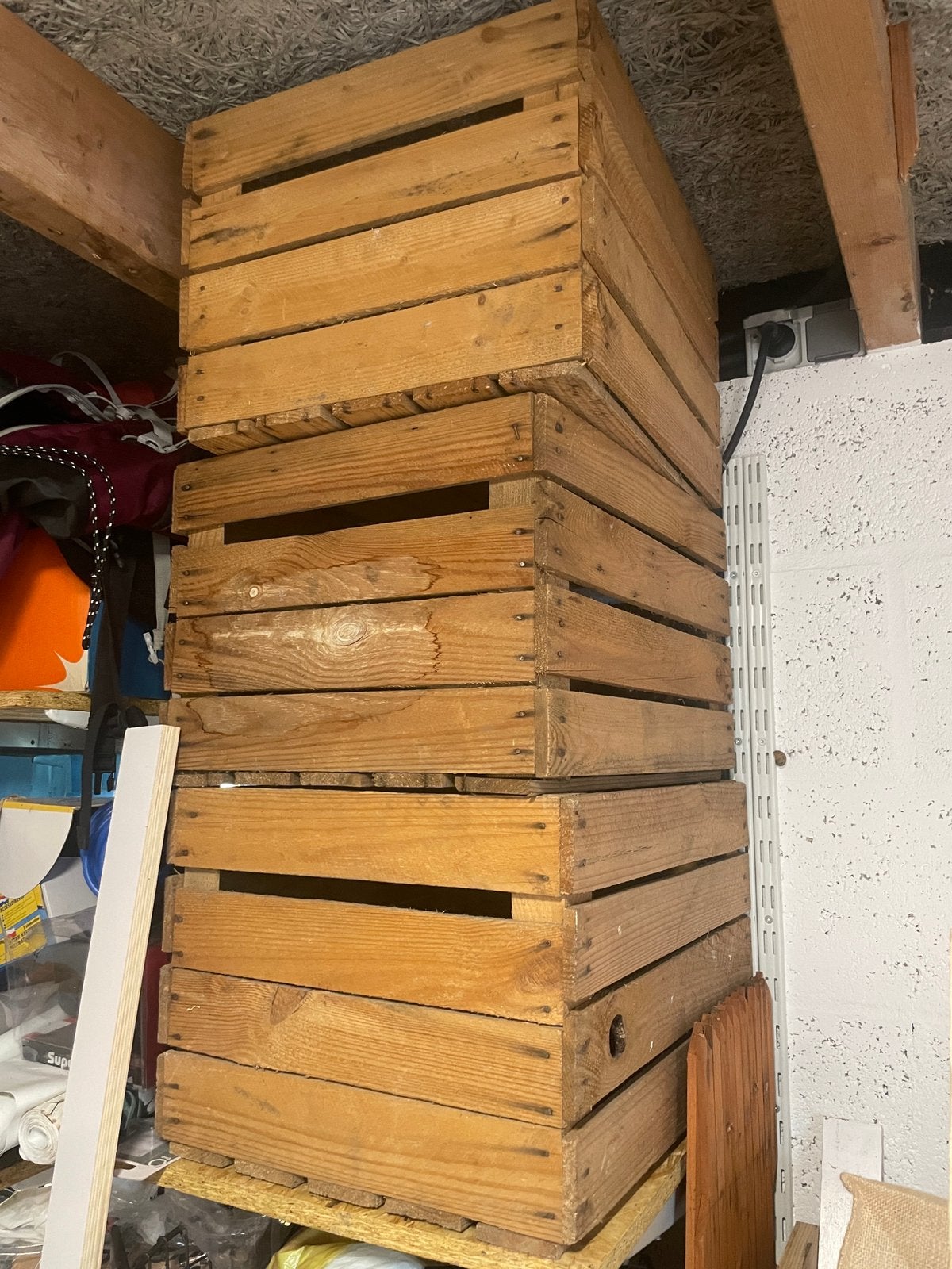 5x houten appelkisten, Huis en Inrichting, Woonaccessoires | Kisten, Ophalen, Minder dan 50 cm, Minder dan 50 cm, 5 – 50