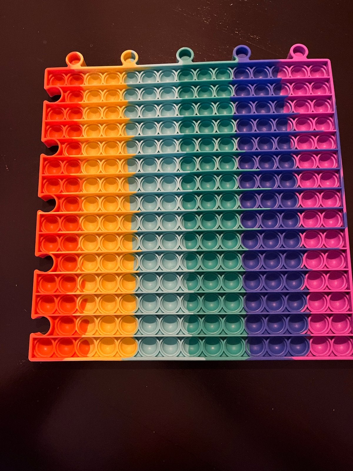 Grote Regenboog Pop It Fidget Speelgoed, Ophalen of Verzenden, Zo goed als nieuw, Jongen of Meisje