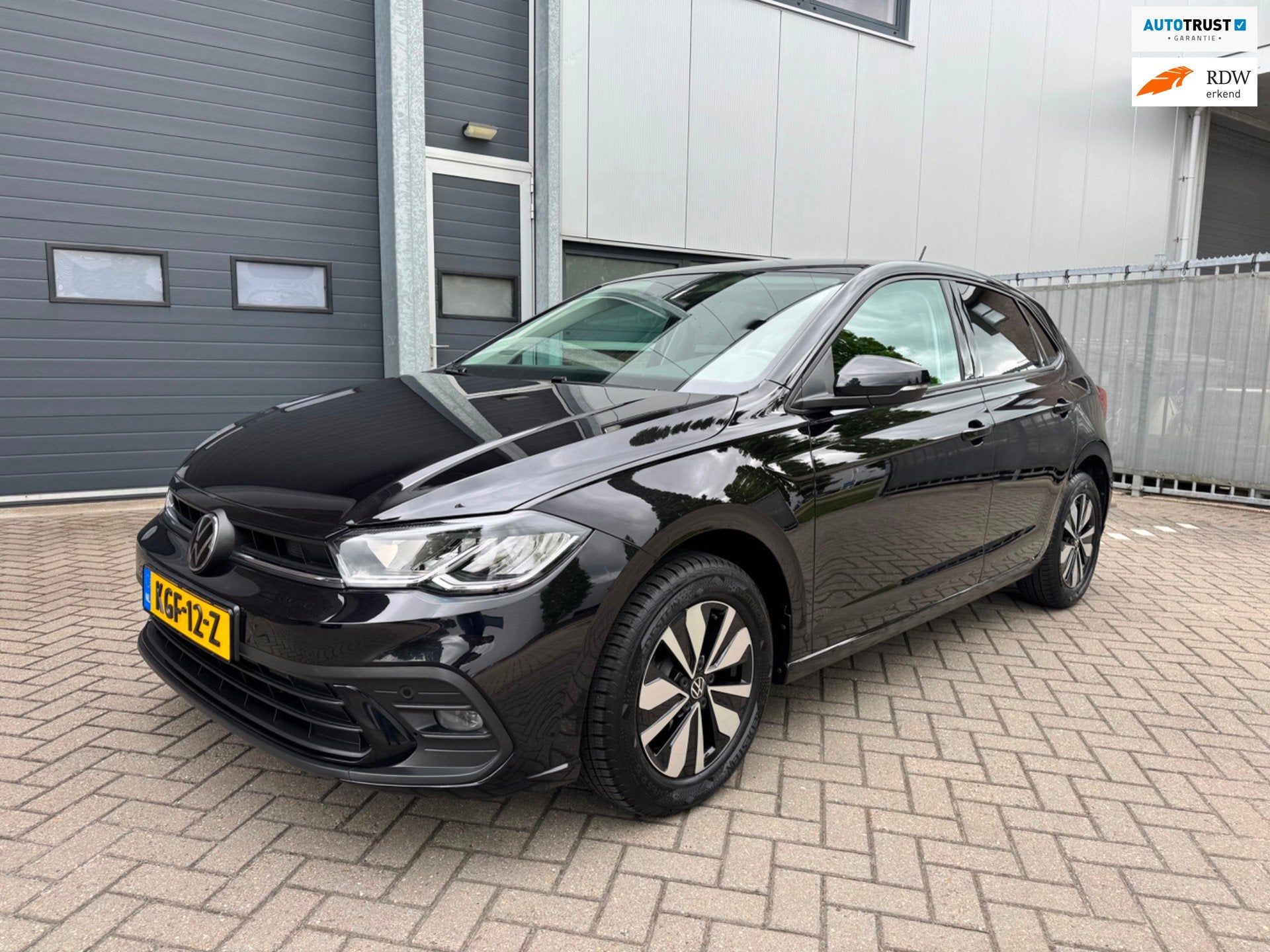 Volkswagen POLO 1.0 TSI 116PK DSG Goal Edition, Fabrieksgara, Stof, Gebruikt, 116 pk, Zwart