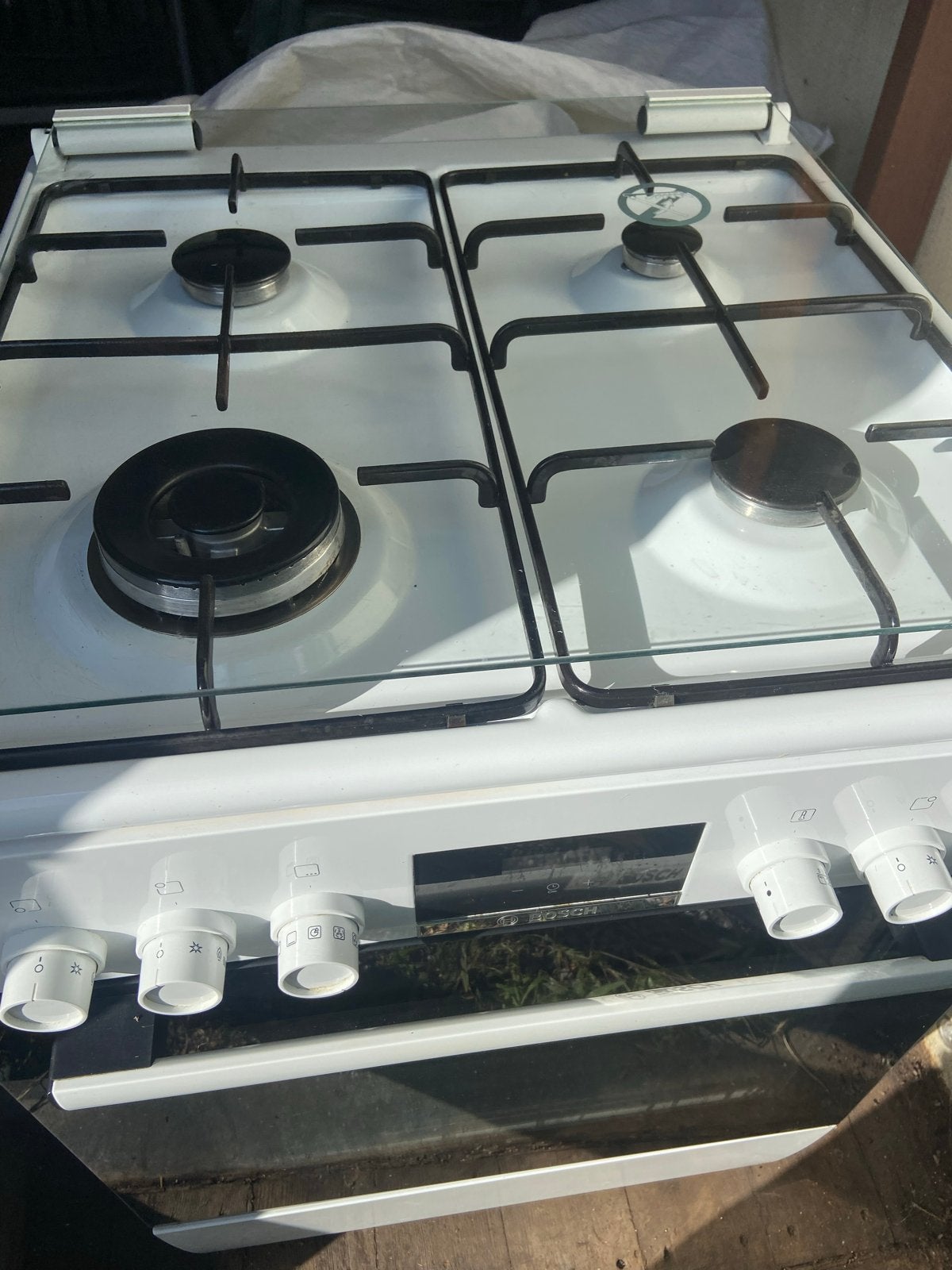 Bosch Oven met Grill en Elektrische Ontsteking, Gebruikt, Grill, Ophalen of Verzenden, Gas