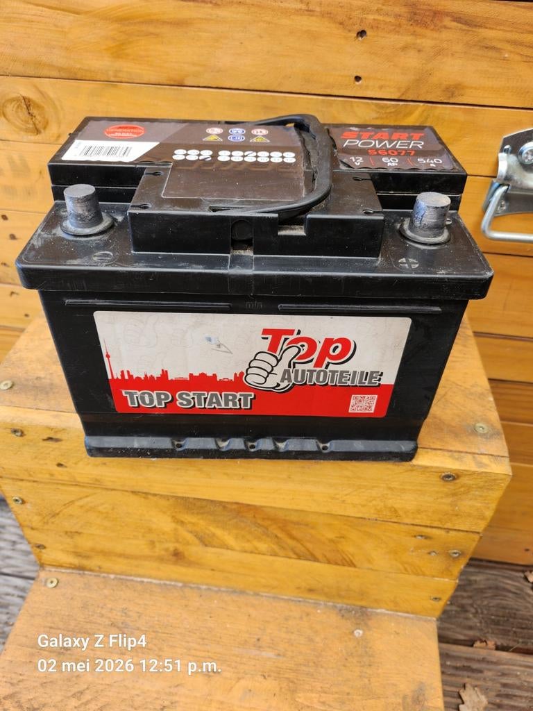 Accu 60Ah, Ophalen