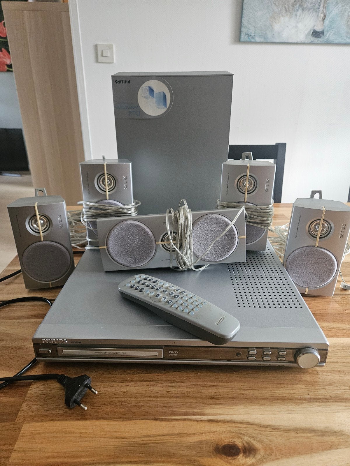 Philips LX3600D DVD Home Entertainment Systeem, Philips, Gebruikt, Ophalen of Verzenden, 5.1-systeem