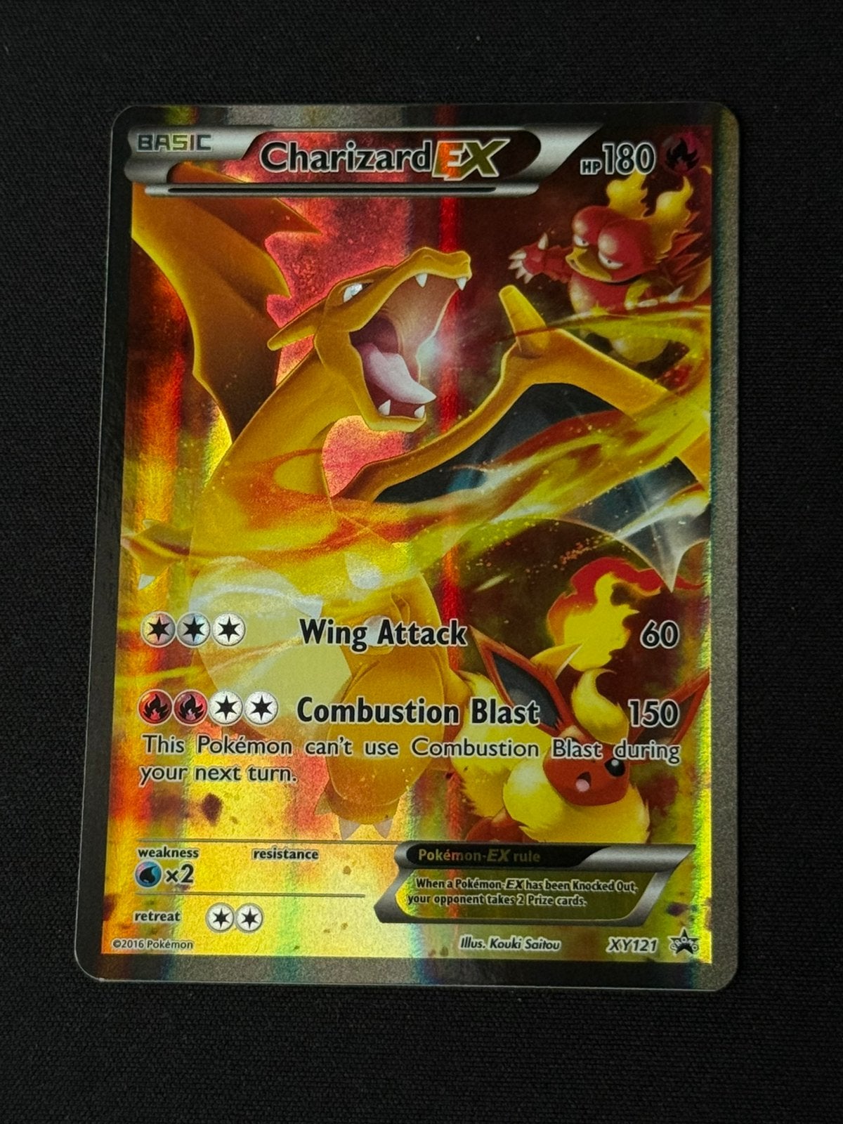 Charizard EX XY121 - Promo, Ophalen of Verzenden, Losse kaart