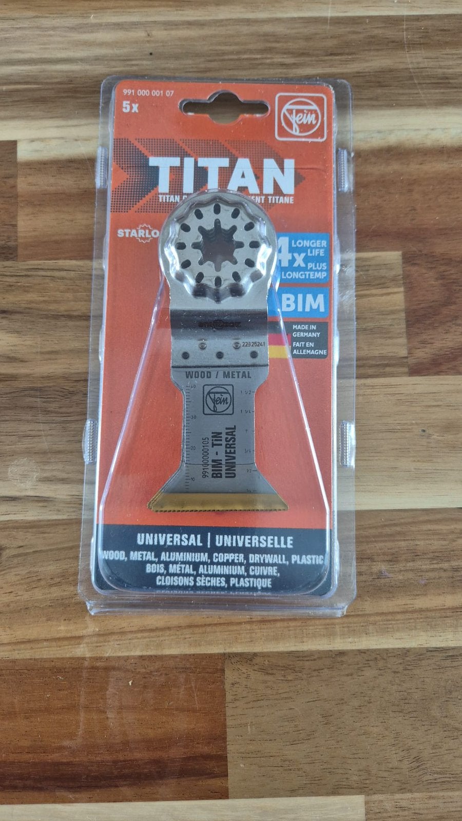 Fein Metal Carbide Pro & Titan Starlock Zaagbladen (5x), Ophalen, Nieuw