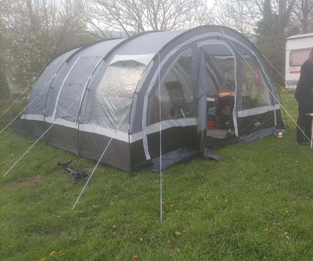 Obelink 4 persoons tent type lugano, Ophalen, Gebruikt, Tot en met 4