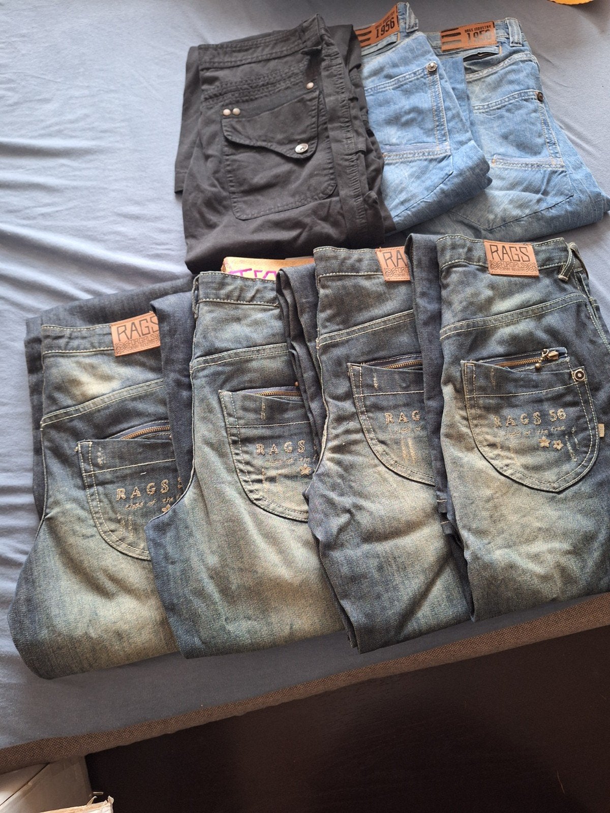 Partij meisjes broeken te koop, Kleding | Heren, Spijkerbroeken en Jeans, Ophalen of Verzenden, Zo goed als nieuw, Blauw, W32 (confectie 46) of kleiner