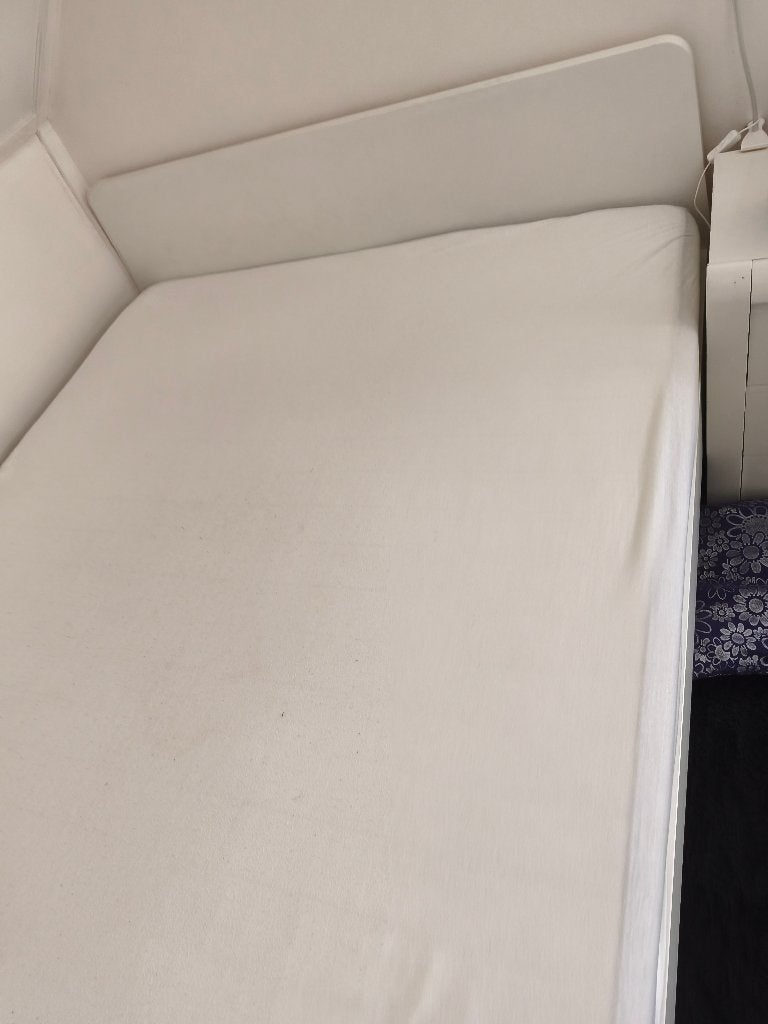 bed Ikea 140x200, Ophalen, Wit, Tweepersoons, 140 cm