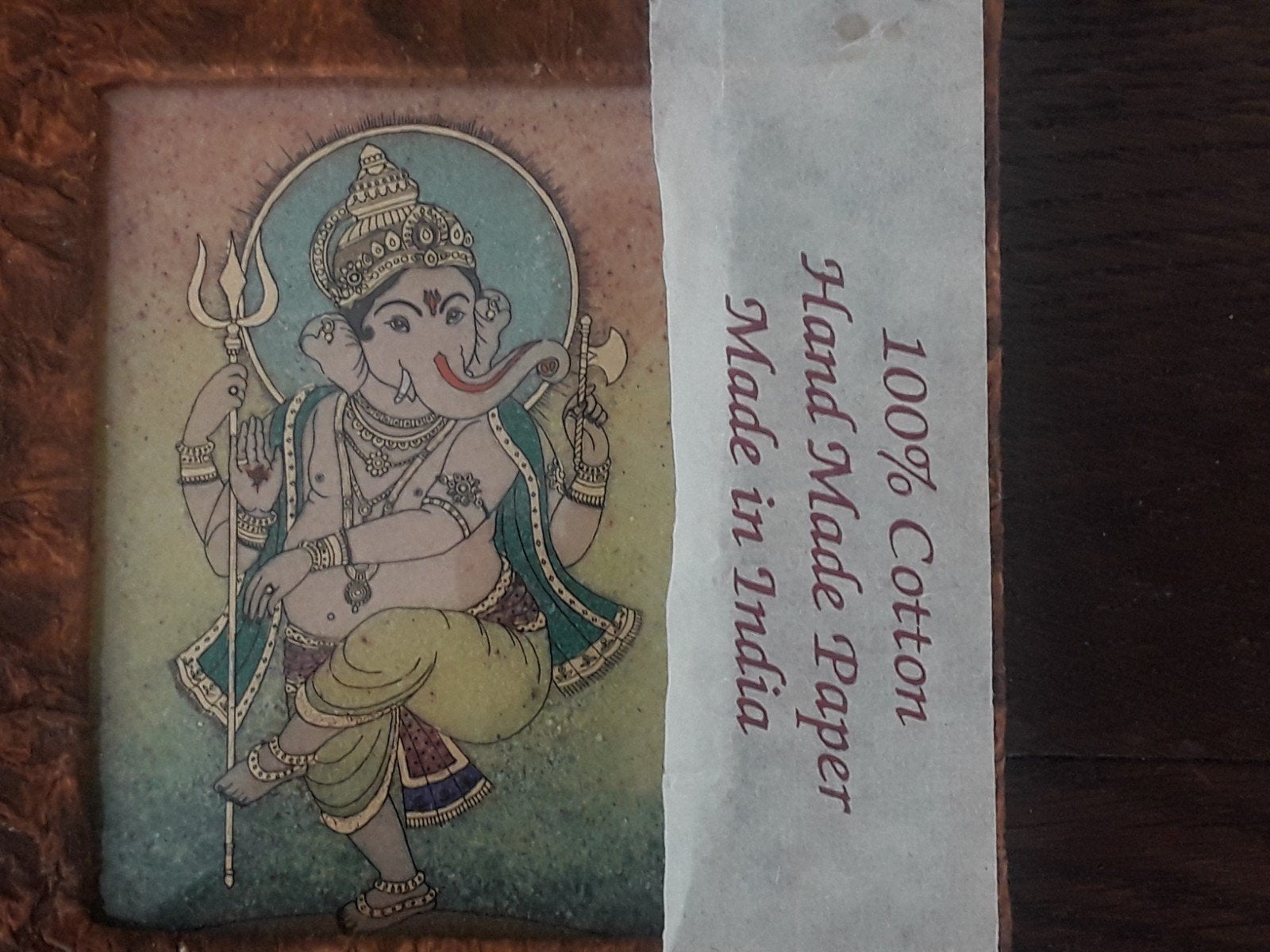 Uniek Indiaas adressenboek van Kahdipapier + halfedelstenen, Ophalen of Verzenden