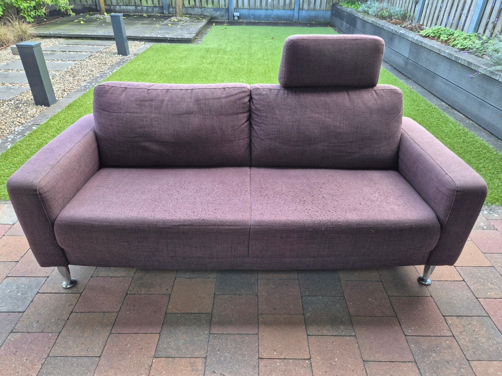 Comfortabele tweezitsbank, Ophalen, Gebruikt, 150 tot 200 cm, Tweepersoons
