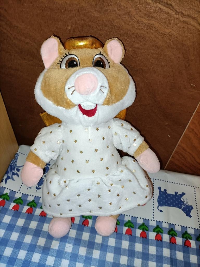 Ah hamster engel knuffel, Ophalen of Verzenden, Zo goed als nieuw, Overige typen