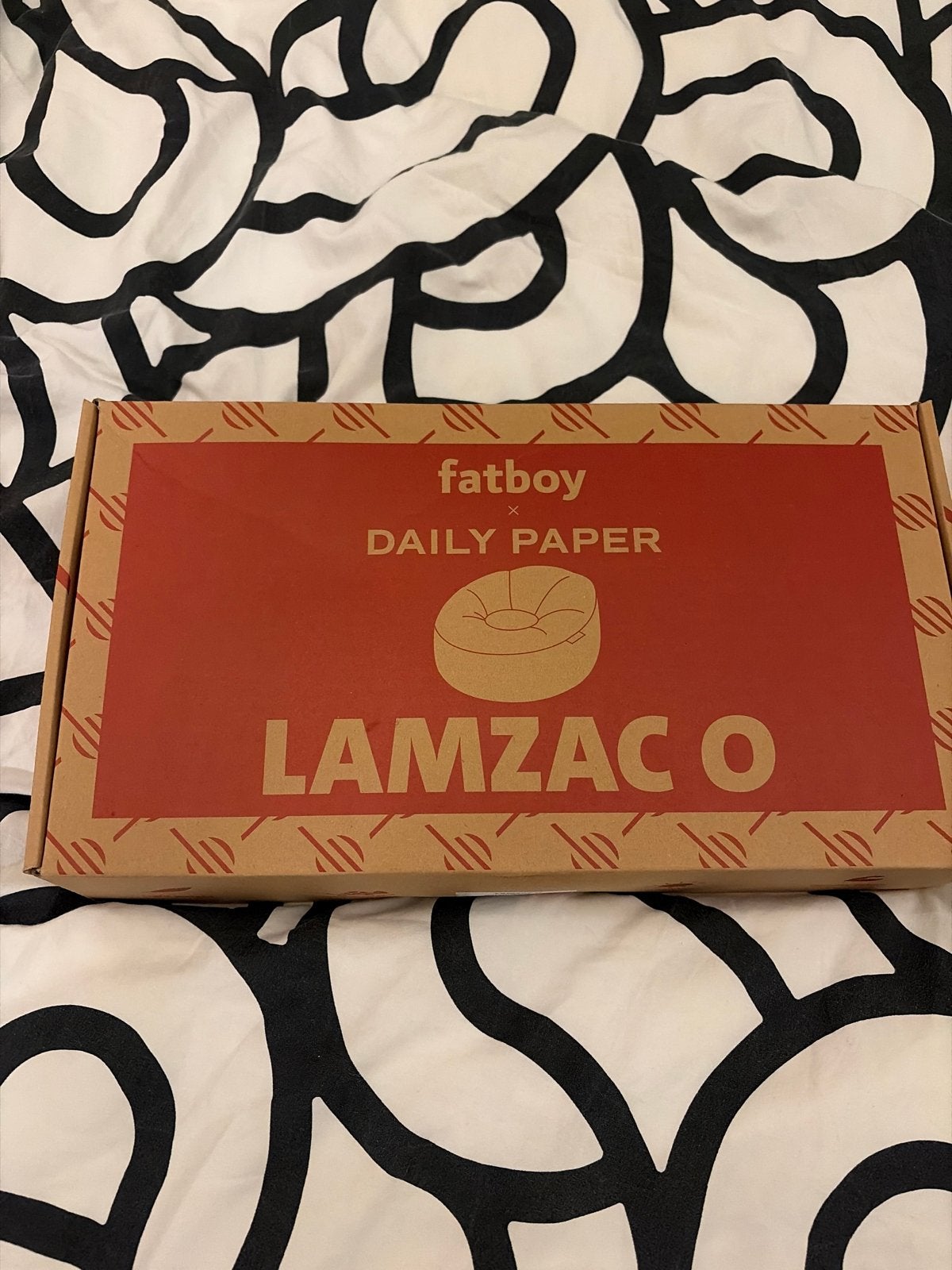 Daily Paper x Fatboy Lamzac O Zitzak - Nieuw in doos, Ophalen of Verzenden, Nieuw, Meerkleurig, Zitzak