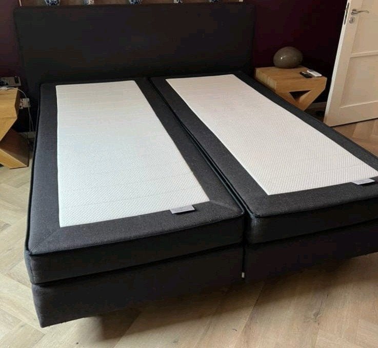Auping elektrisch verstelbaar 210 x 180 incl hoofdbord, Ophalen, 210 cm, Tweepersoons, Zo goed als nieuw
