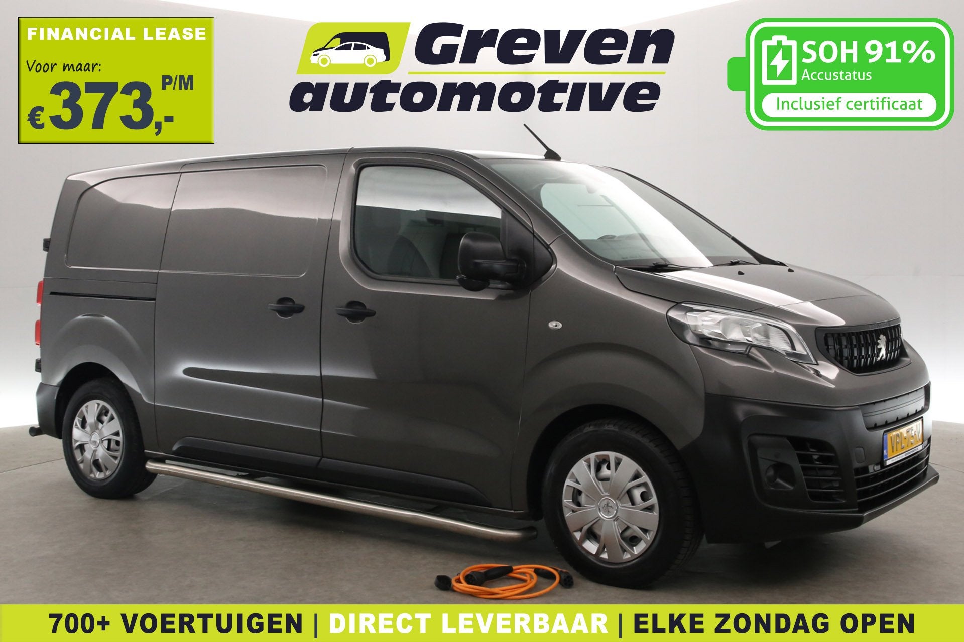 Citroën ë-Jumpy Peugeot e-Expert 75 kWh L2H1 | Snelladen |, Auto's, 136 pk, Gebruikt, Citroën, Parkeersensor