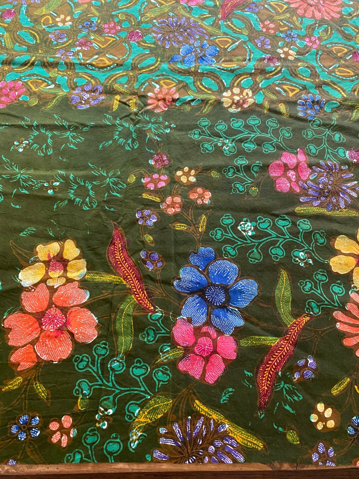 Batik sarong katoen (gereserveerd V), Meerkleurig, Ophalen of Verzenden, Zo goed als nieuw, 30 tot 120 cm