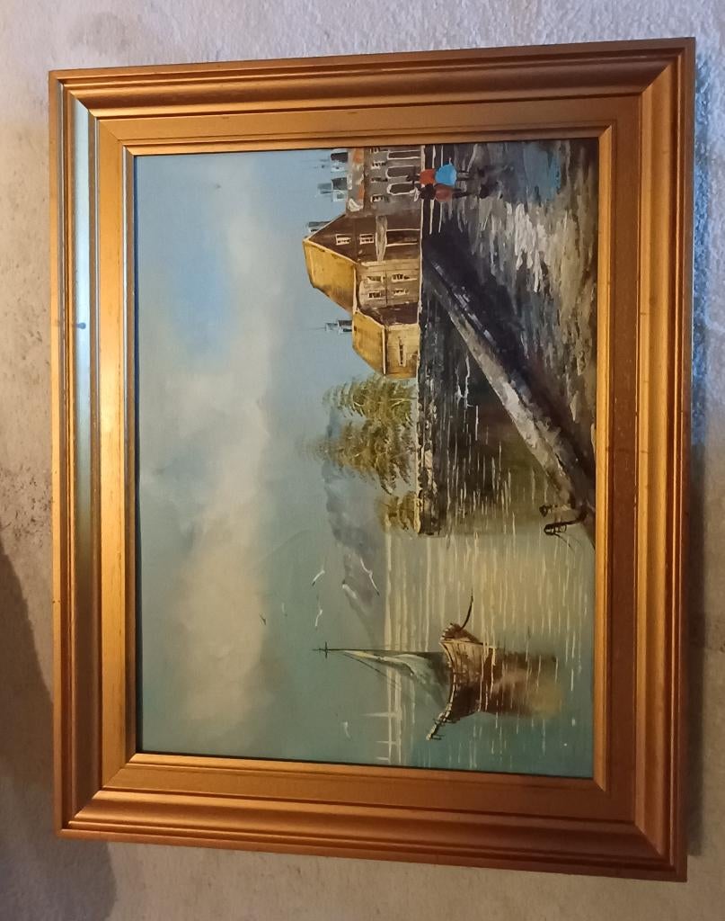 Maritiem schilderij (rustgevend), Ophalen