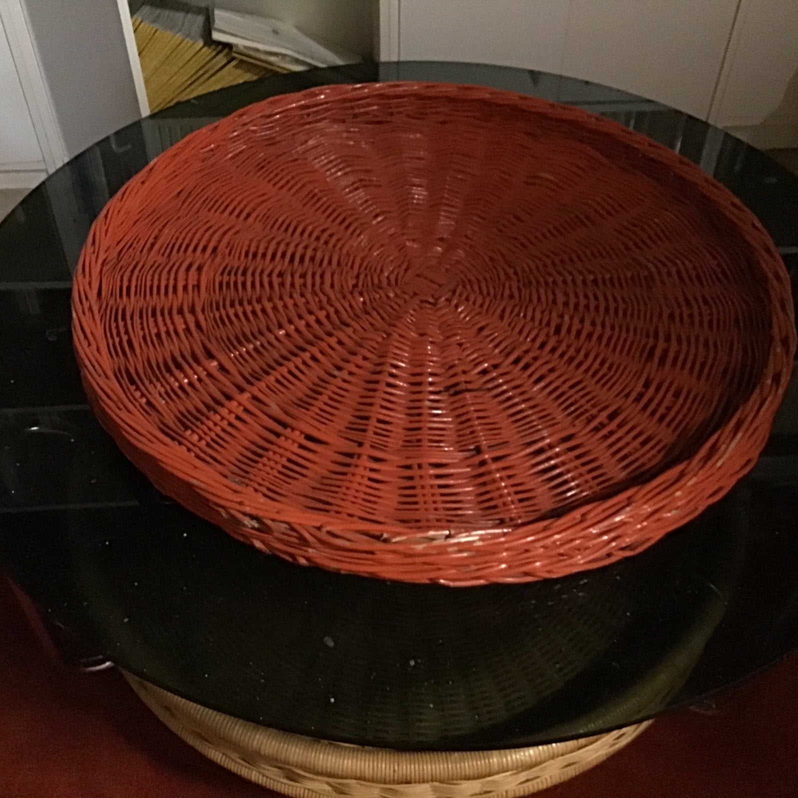 Vintage tafel, Ophalen, Gebruikt, 50 tot 100 cm, Rond