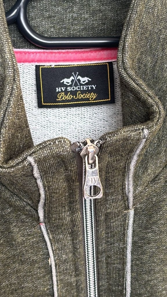 HV Society Polo Society vest met rits – maat 44 – groen, Maat 42/44 (L), Ophalen of Verzenden, Zo goed als nieuw, HV Society Polo Society