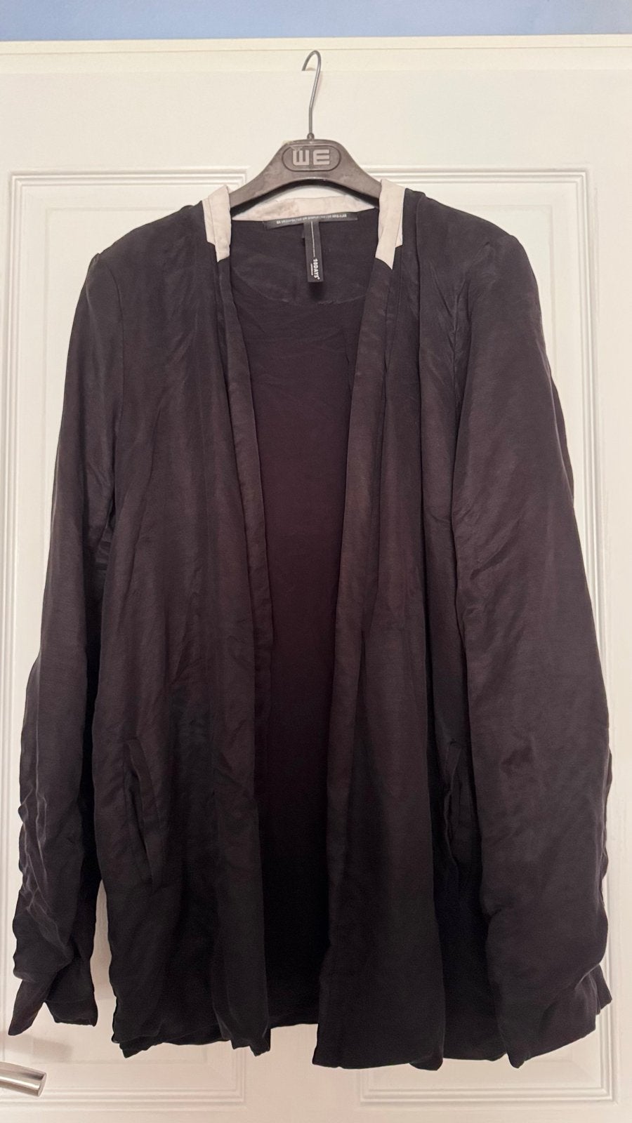 10DAYS Linnen Cupro Tencel Jasje L/XL, Ophalen of Verzenden, Gedragen, Maat 42/44 (L), Zwart