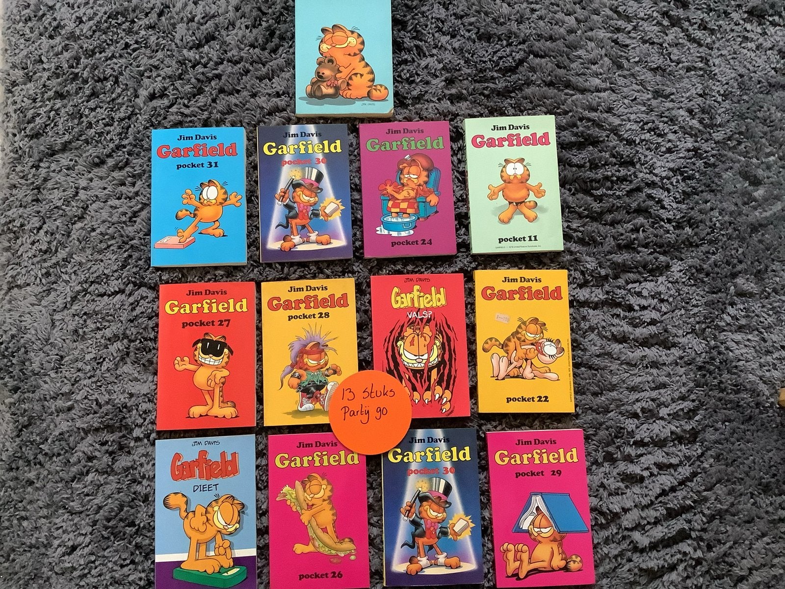 partij Garfield Pockets. (partij 90), Ophalen of Verzenden, Gelezen