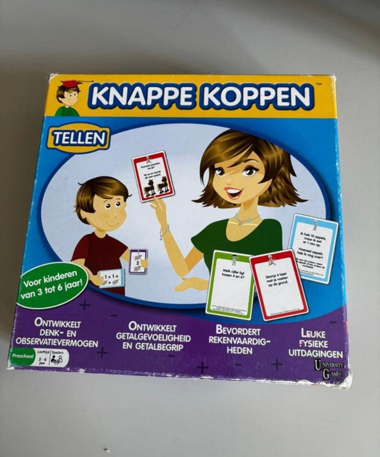 Knappe koppen spel 3-6 jaar, Ophalen of Verzenden, Gebruikt