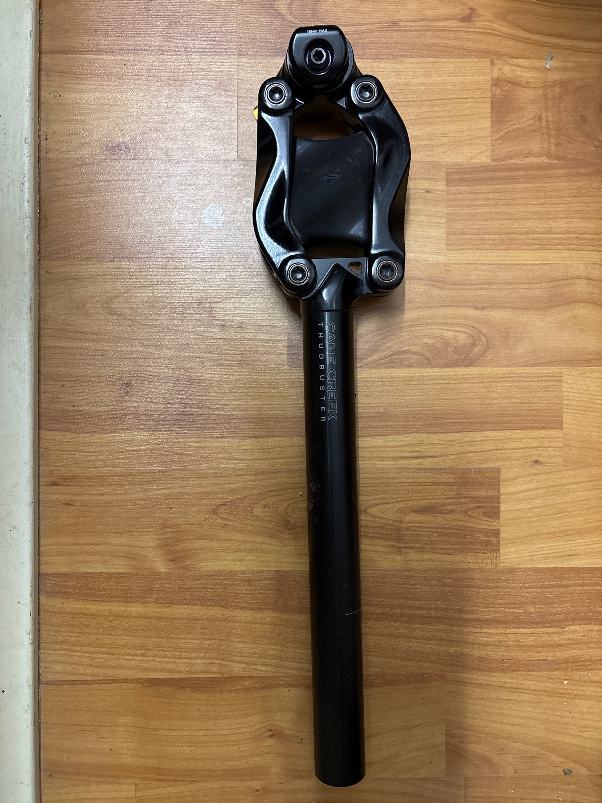 Cane Creek Thudbuster zadelpen 30.9mm, Elektrische fiets, Ophalen of Verzenden, Zo goed als nieuw, Zadel