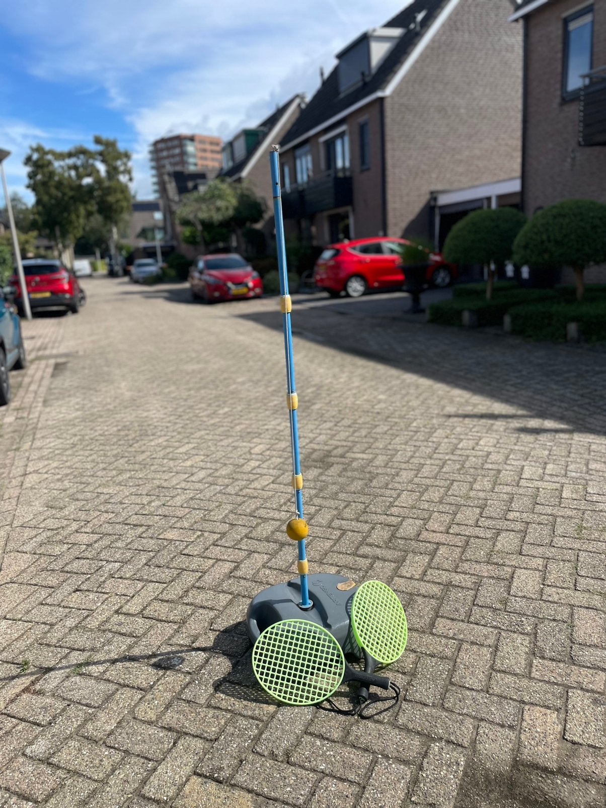 Tennispaal, turnball, speedball, Argento, speelgoed, camping, Ophalen, Gebruikt