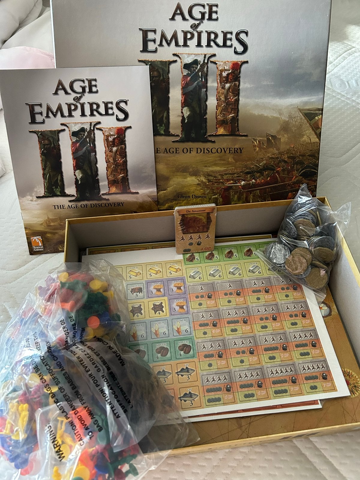 Age of Empires III: The Age of Discovery Bordspel, Hobby en Vrije tijd, Gezelschapsspellen | Bordspellen, Drie of vier spelers