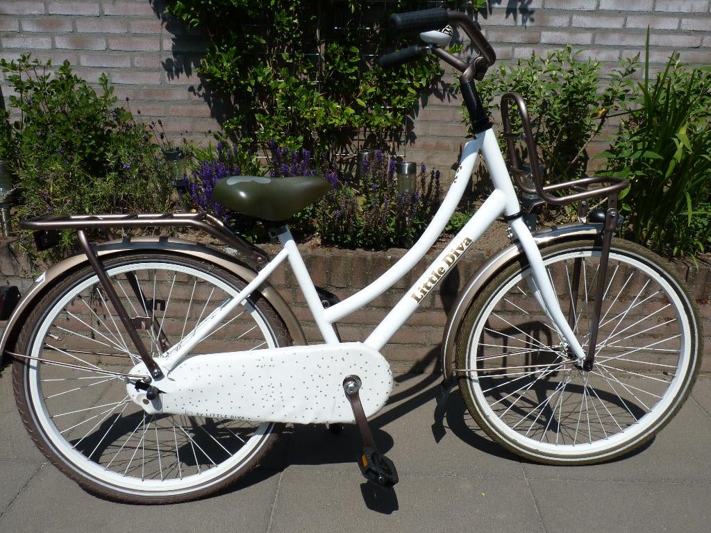 meisjesfiets, Ophalen, Terugtraprem, Little Diva, Gebruikt