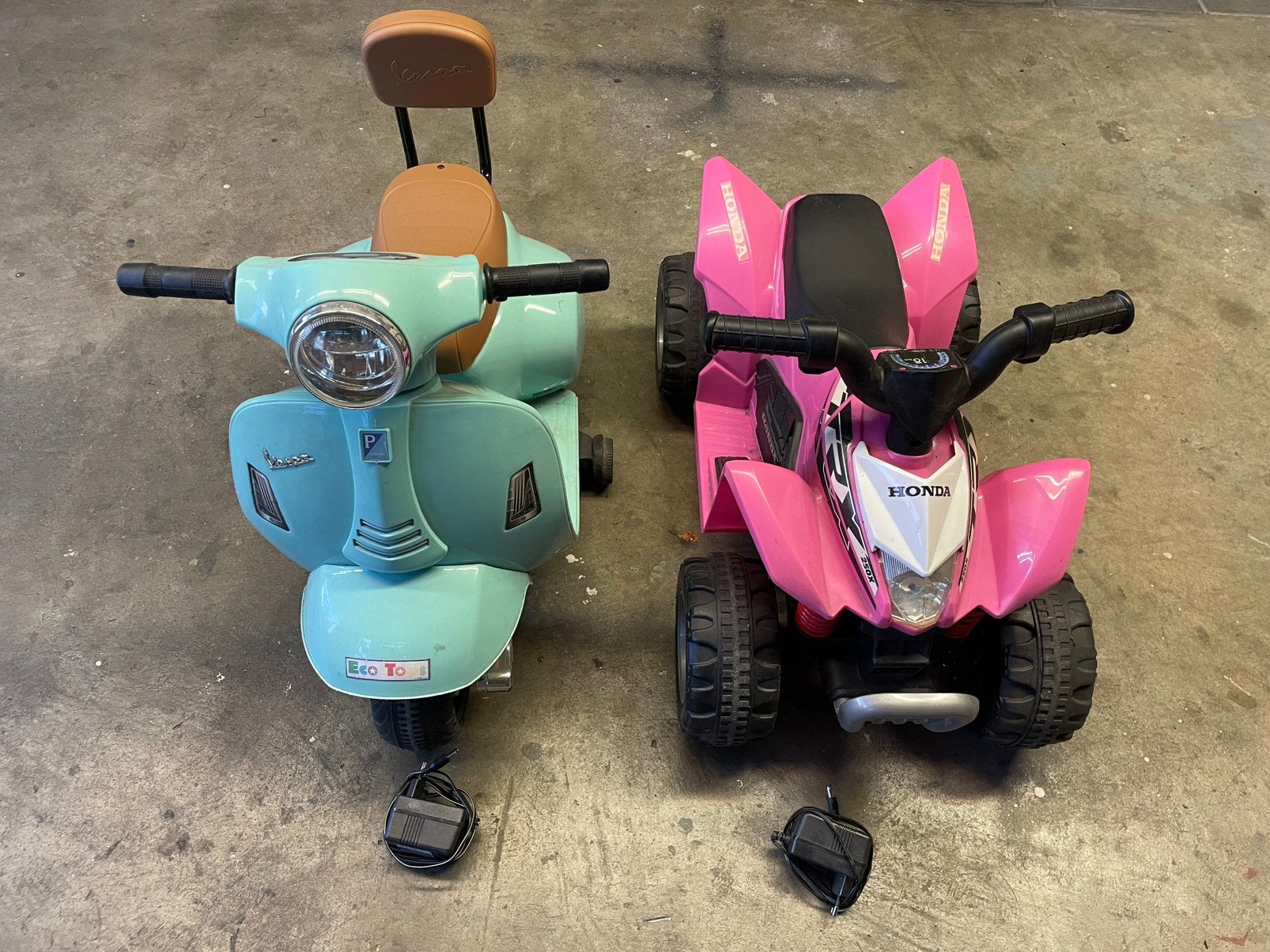 Elektrische scooter en quad, Gebruikt