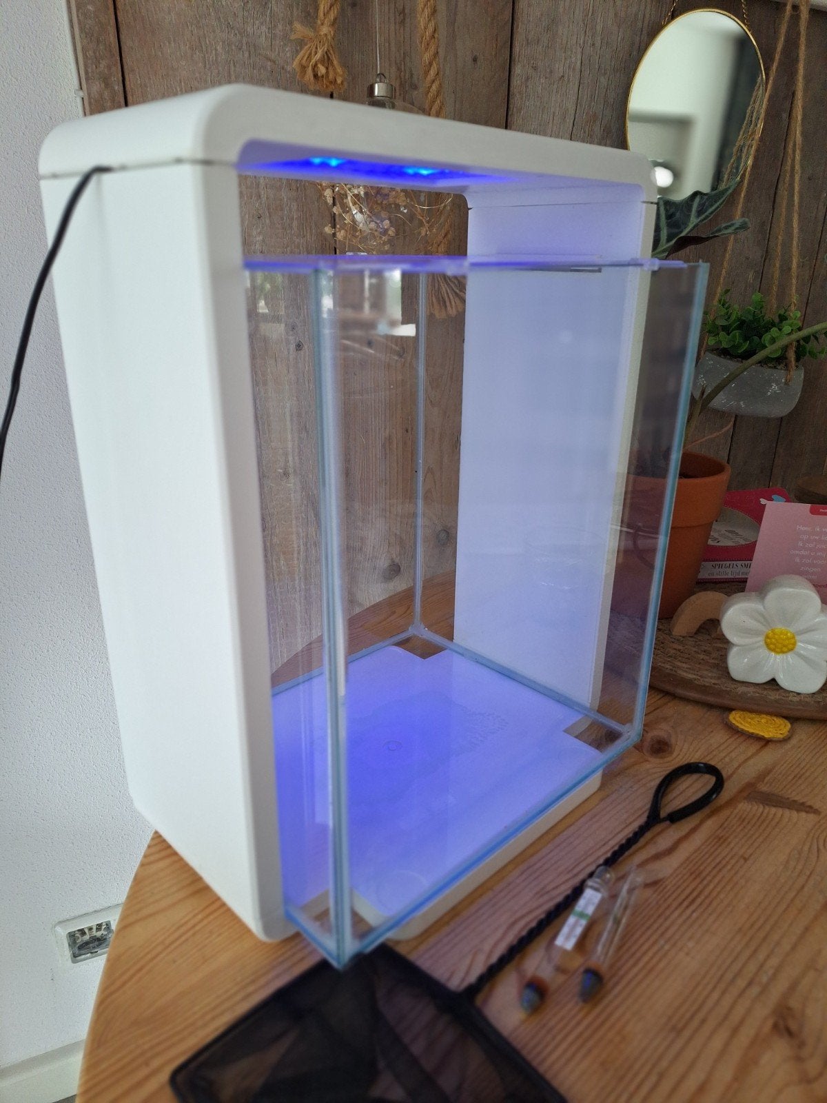 Aquarium - Superfish Home 25 XL, Dieren en Toebehoren, Ophalen, Zo goed als nieuw, Superfish, Inclusief deksel