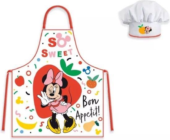 Minnie Mouse Kinderschort & Koksmuts – 2-delig – Nieuw, Xx, Schort, Overige kleuren, Javoli
