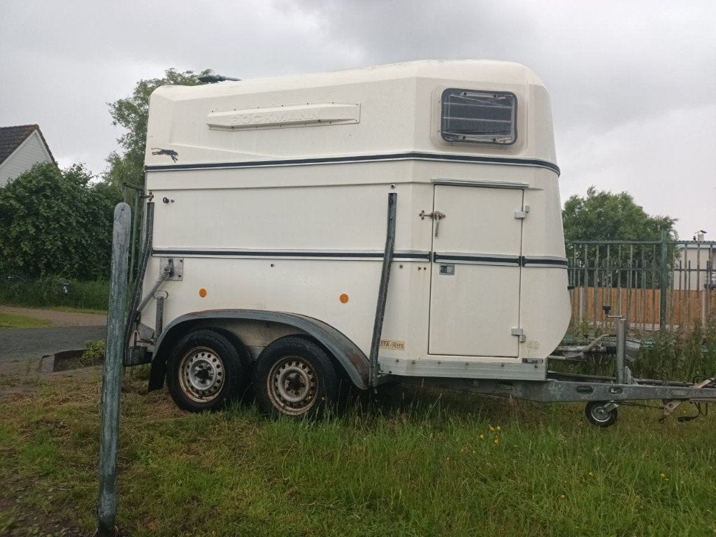 Bockmann en Heja 1,5 paards trailers, Dieren en Toebehoren, Ophalen, Gebruikt, Polyester, 1½-paards trailer