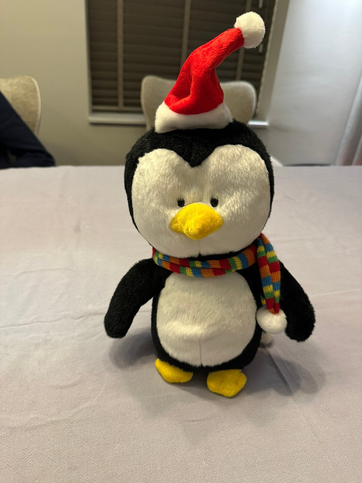 Kerst pinguïn die zingt en beweegt, Diversen, Ophalen of Verzenden, Zo goed als nieuw