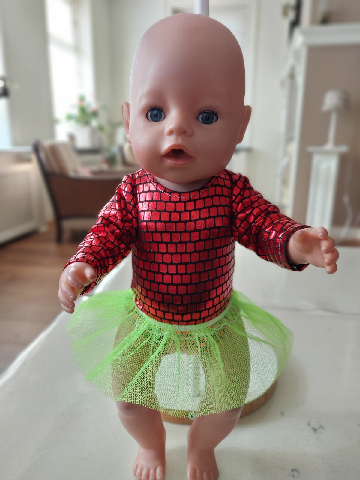 Leuke ballerina set tutu baby born pop, Ophalen of Verzenden, Babypop