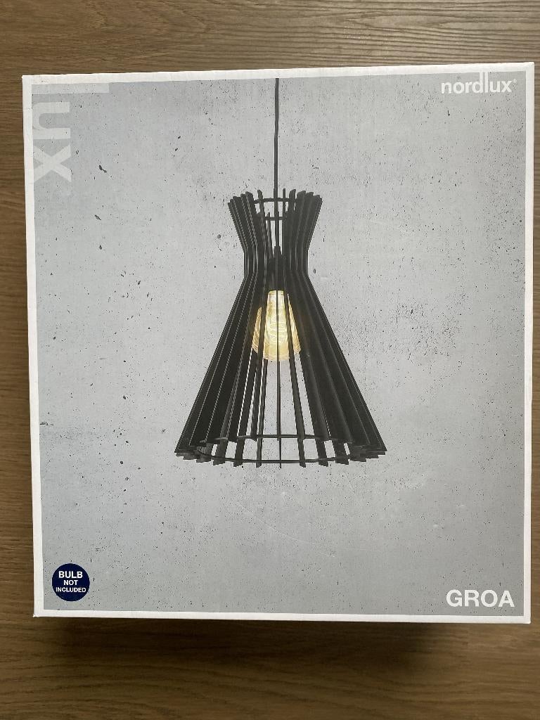 Hanglamp zwart Nordlux NIEUW, Huis en Inrichting, Lampen | Hanglampen, Kunststof, Nieuw, Ophalen of Verzenden, Modern/strak