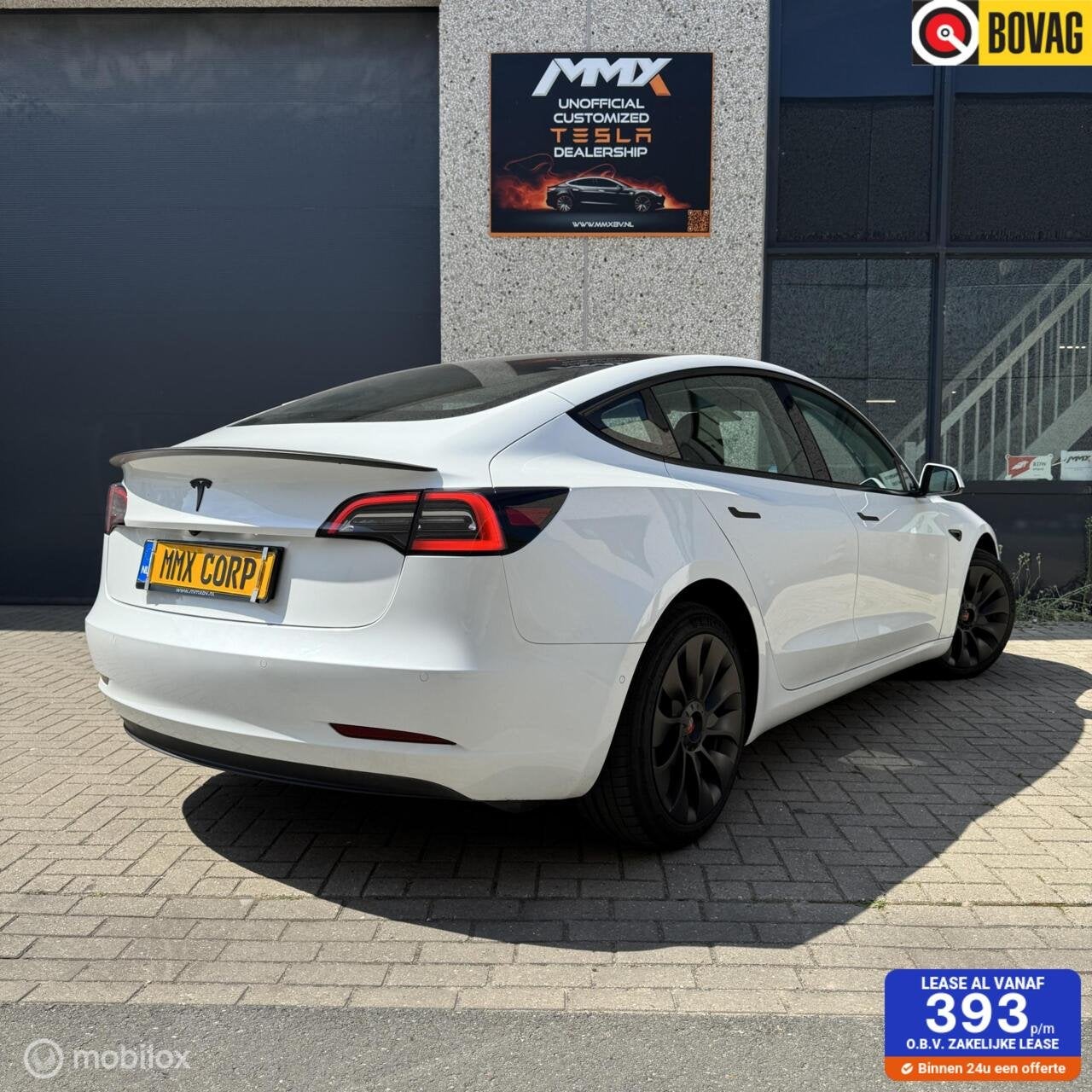 TESLA MODEL 3 STANDARD LFP UNICORN 325HP 60KWH+MMX PACK+IAP, Automaat, Adaptive Cruise Control, Achterwielaandrijving, Gebruikt