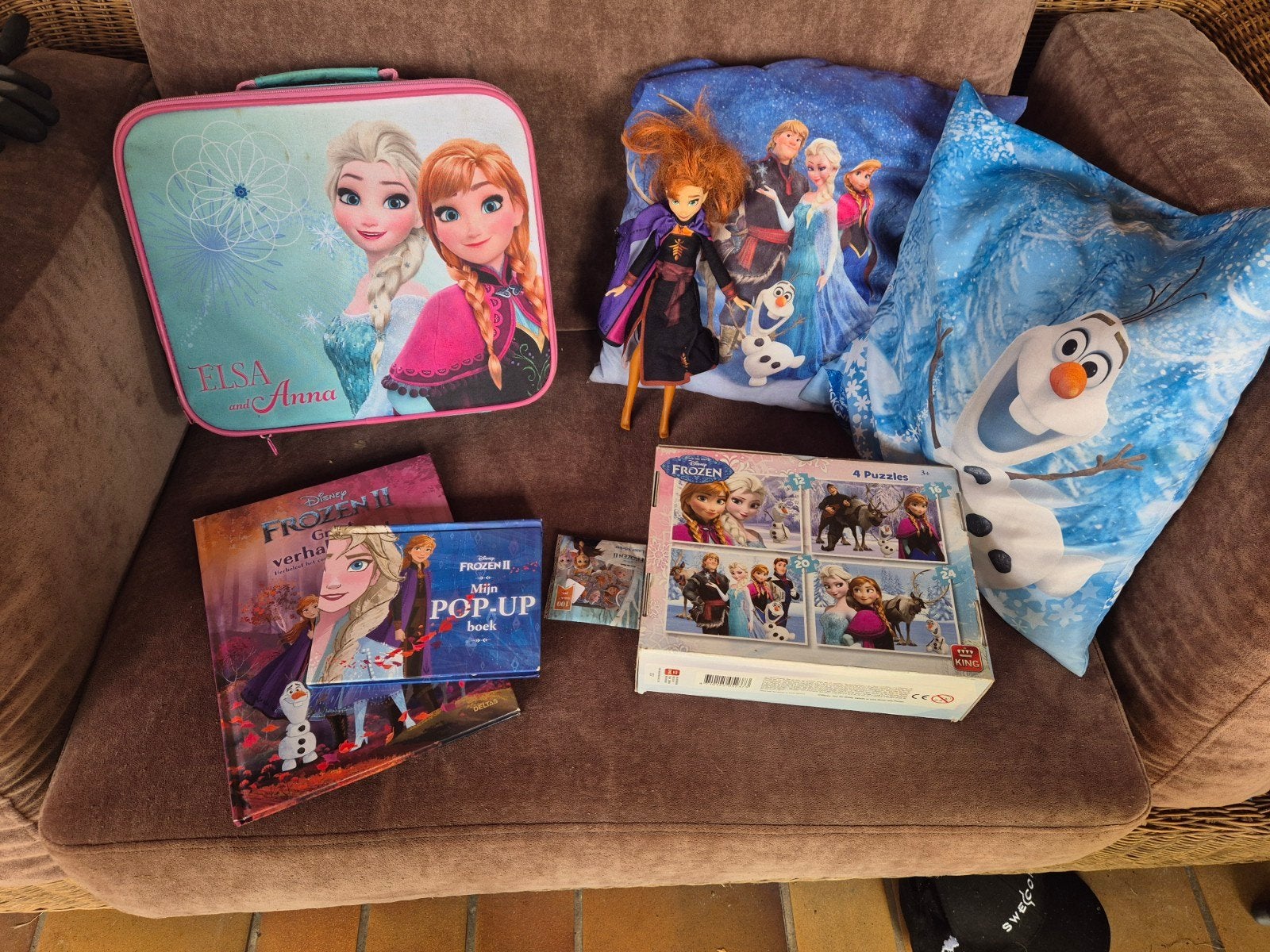 Groot Frozen pakket, Ophalen, Gebruikt