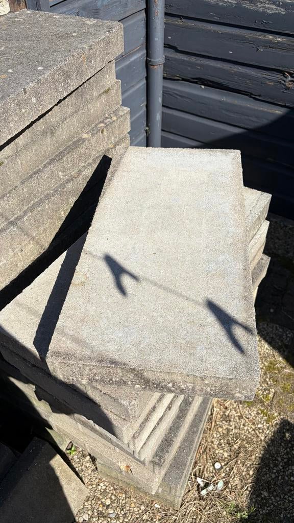 Gratis ophalen tuintegels, Ophalen, Gebruikt, 10 m² of meer, Beton