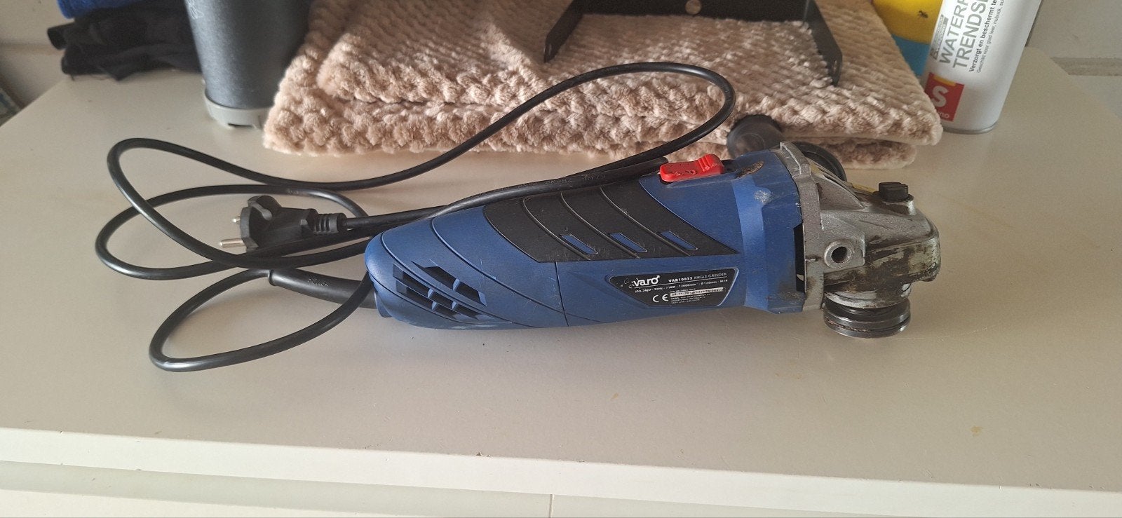 Haakse slijper 125mm - VARO VAR10033, Doe-het-zelf en Verbouw, Ophalen of Verzenden, Gebruikt