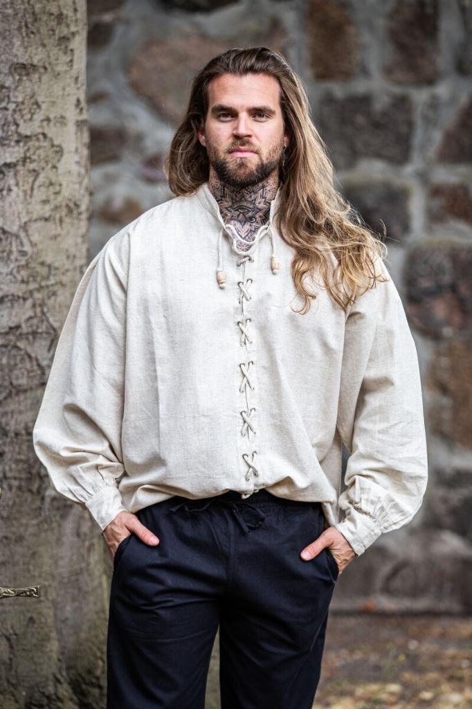 larp, middeleeuws, blouse, ridderblouse,, Ophalen of Verzenden, Nieuw, Bovenkleding