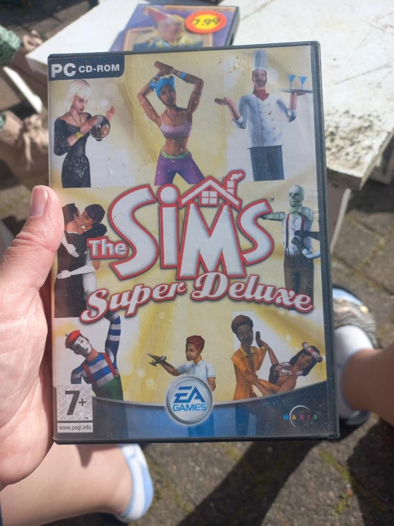 The Sims Super Deluxe PC CD-ROM - Drie games in één!, Gebruikt, 1 speler, Ophalen of Verzenden, Vanaf 7 jaar