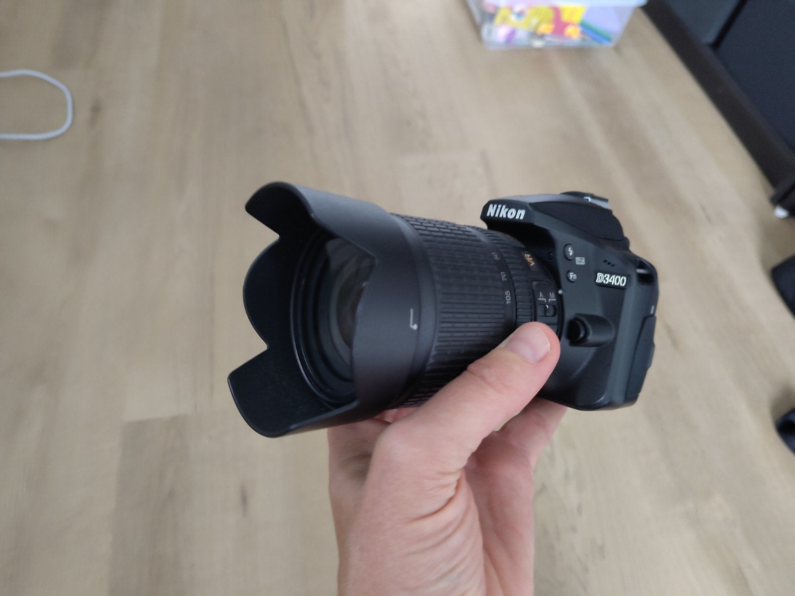 Nikon D3400 spiegelreflexcamera met 18-105mm lens, Audio, Tv en Foto, Fotocamera's Digitaal, Ophalen, Spiegelreflex, Zo goed als nieuw