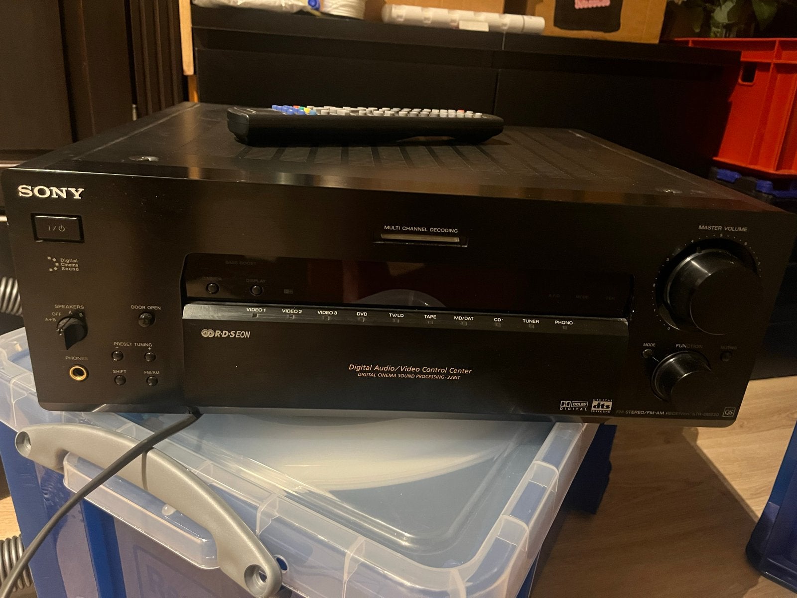 Sony STR-DB 930AV Receiver met afstandsbediening, Gebruikt, Ophalen of Verzenden, Sony, 120 watt of meer