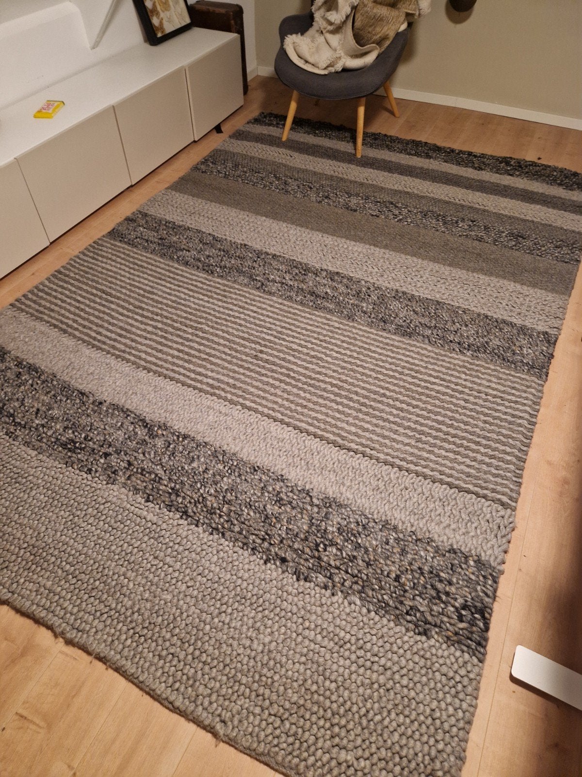 Zwaar wollen kleed - 3x2 meter - Warme tinten, Ophalen, Gebruikt, Bruin, 200 cm of meer